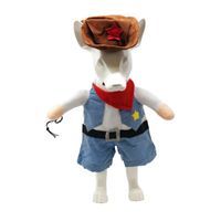 Pet Life Rodeo Bones' Cowboy Uniform Dog Costume