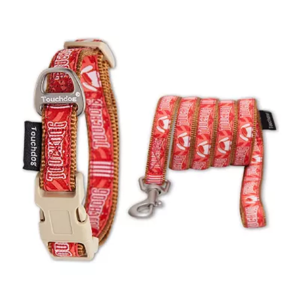 Touchdog Funny Bun' Tough Stitched Embroidered Collar Dog Leash