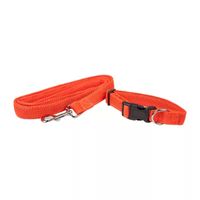 Pet Life Aero Mesh 2-In-1 Dual Sided Comfortable And Breathable Adjustable Mesh-Collar Dog Leash