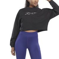 Reebok Womens Crew Neck Long Sleeve Active T-Shirt