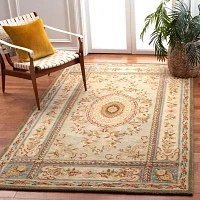 Safavieh Courtney Floral Hand Tufted Wool Indoor Rectangular Accent Rug