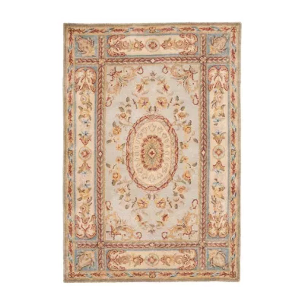 Safavieh Courtney Floral Hand Tufted Wool Indoor Rectangular Accent Rug