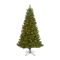 Nearly Natural Faux Foot Pre-Lit Spruce Christmas Tree