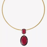 Liz Claiborne Womens 17 Inch Pendant Necklace