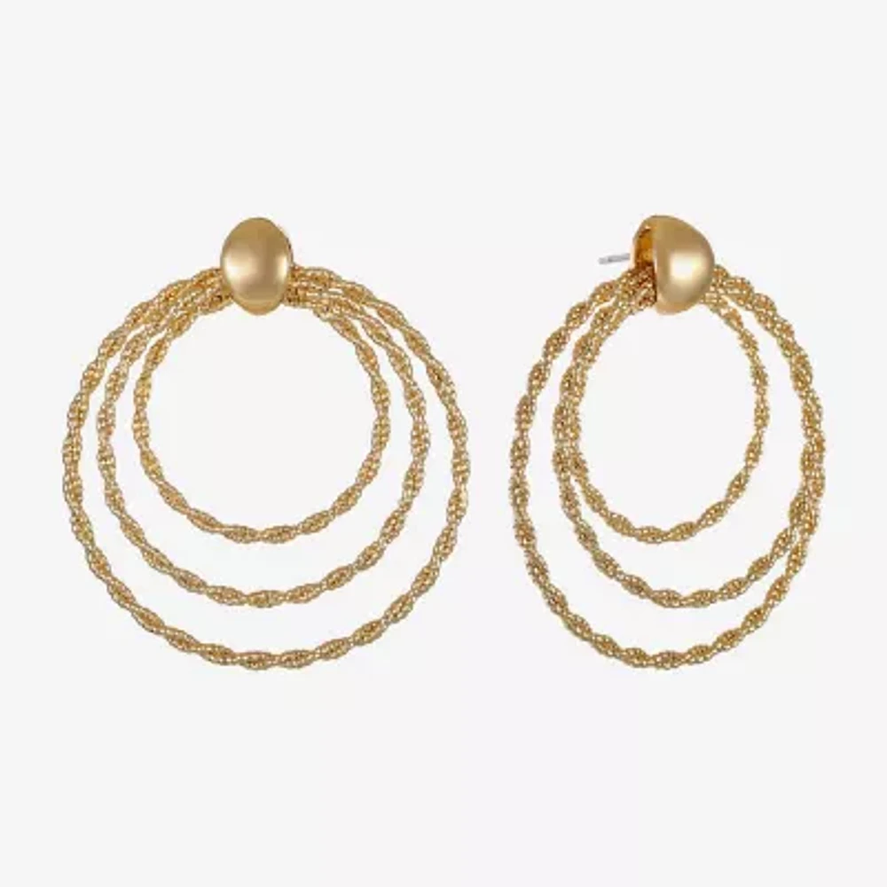 Monet Jewelry Door Knocker Womens Hypoallergenic Drop Earrings