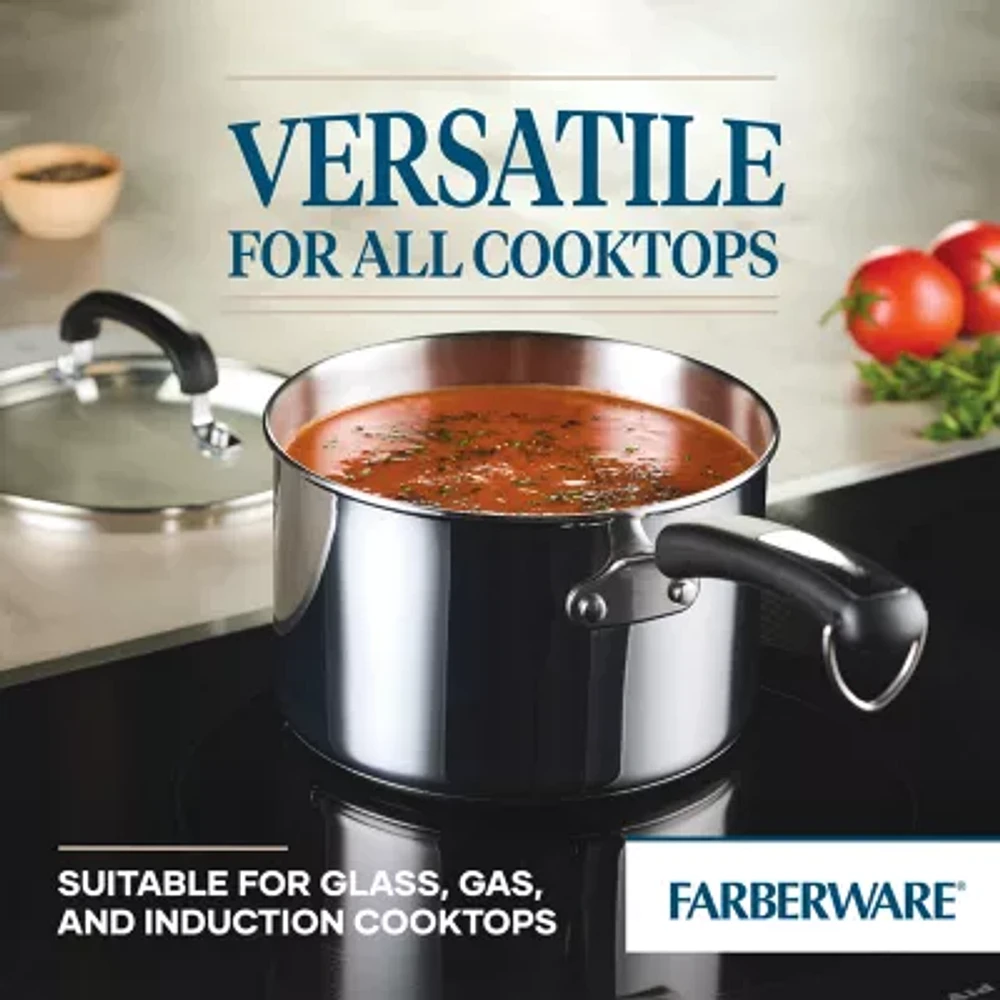 Farberware Brilliance Stainless Steel 3-qt. Sauce Pan