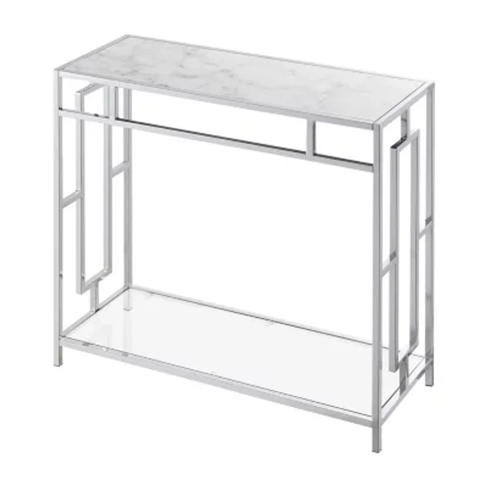 Town Square Metal Console Table