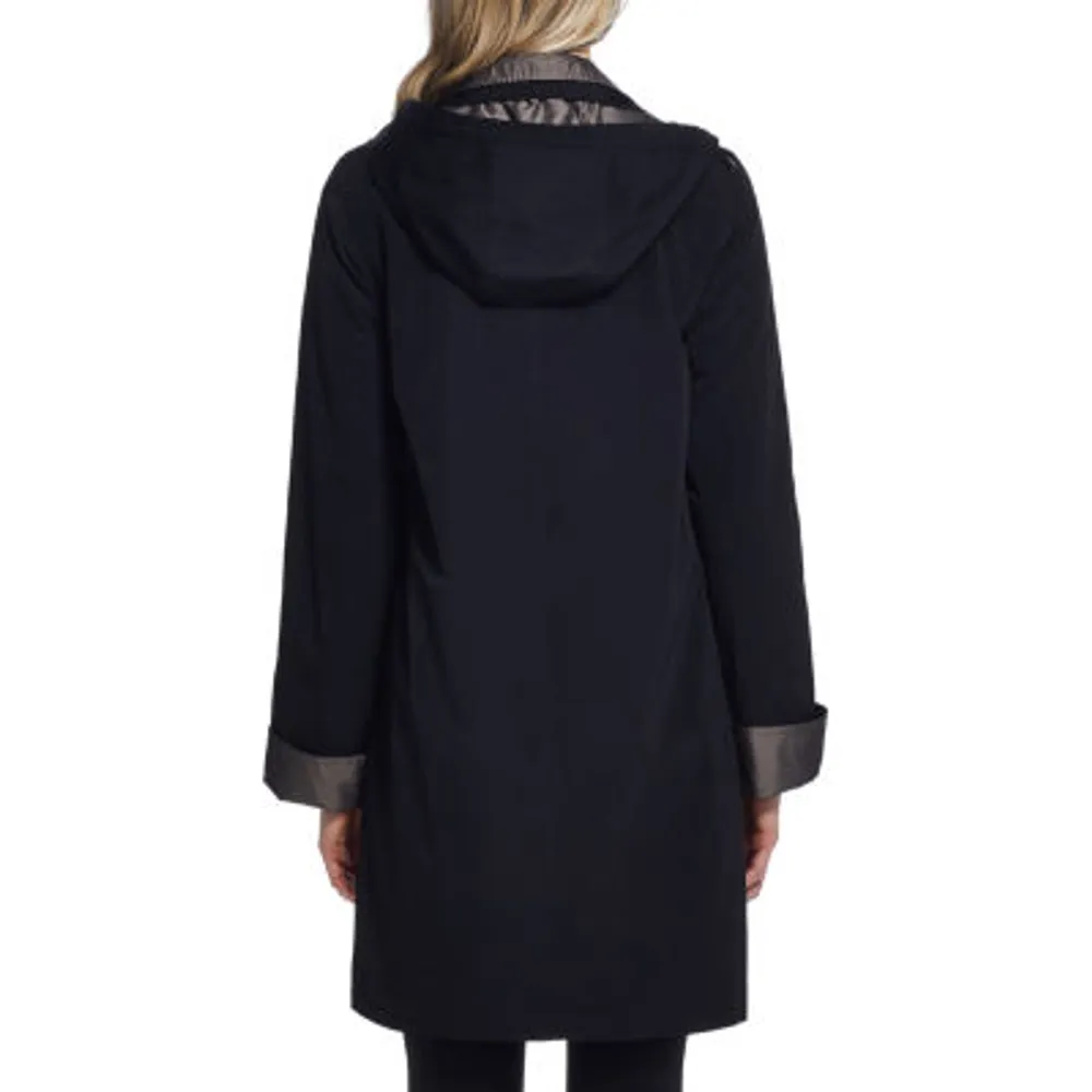 Gallery Womens Water Resistant Midweight Raincoat