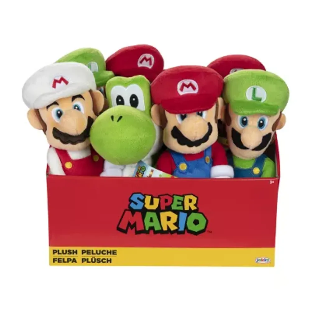 Nintendo Assorted Surprise Collectible 7.5" Super Mario Plush
