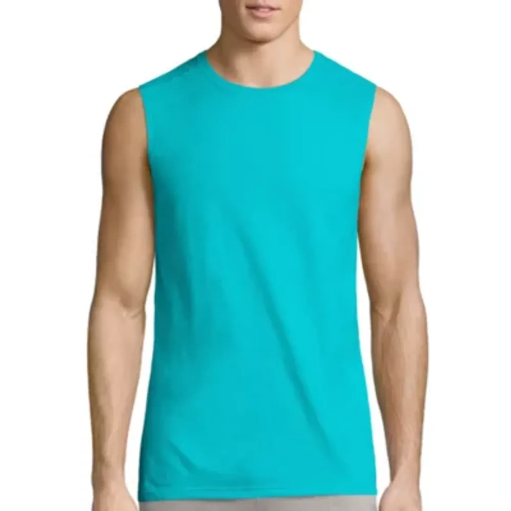 Xersion Xtreme Mens Crew Neck Sleeveless Active T-Shirt