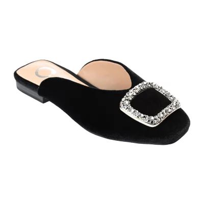 Journee Collection Sonnia Womens Square Closed Toe Mules