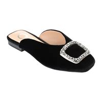 Journee Collection Sonnia Womens Square Closed Toe Mules