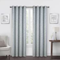 Max Blackout Alexandria Grommet Top Energy Saving 100% Single Curtain Panel