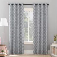 Sun Zero Delfina Grommet Top Energy Saving 100% Blackout Single Curtain Panel