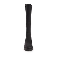 Muk Luks Womens Sloane Wedge Heel Dress Boots