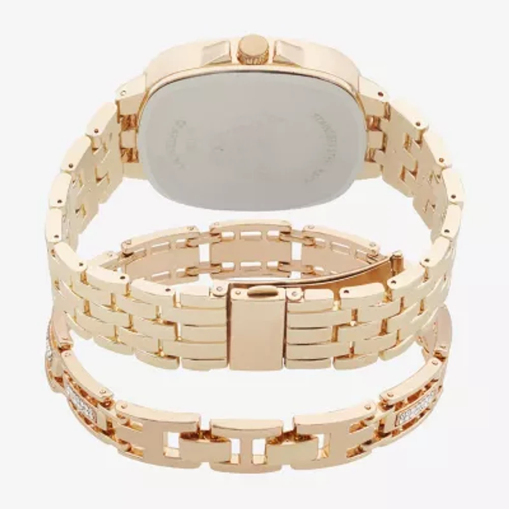 American Exchange Mens Gold Tone Bracelet Watch M0049g-42-A27