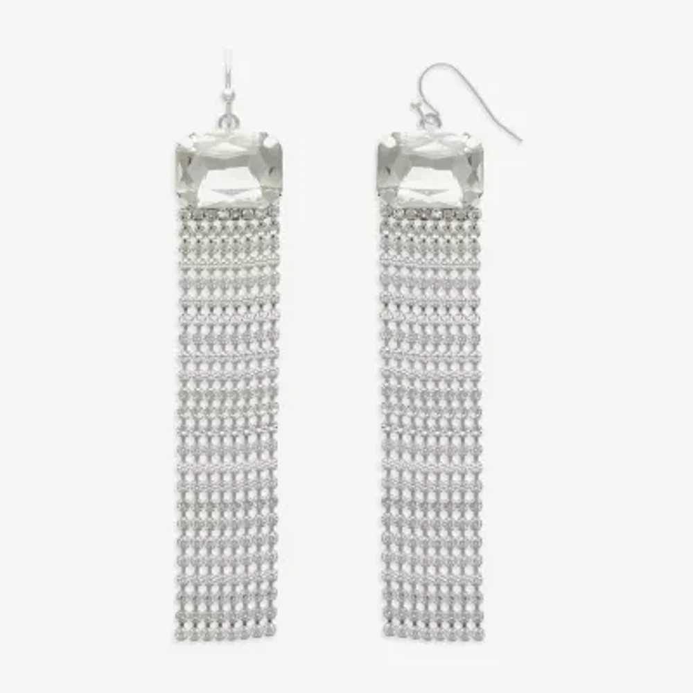 Mixit Womens Cubic Zirconia Hypoallergenic Drop Earrings