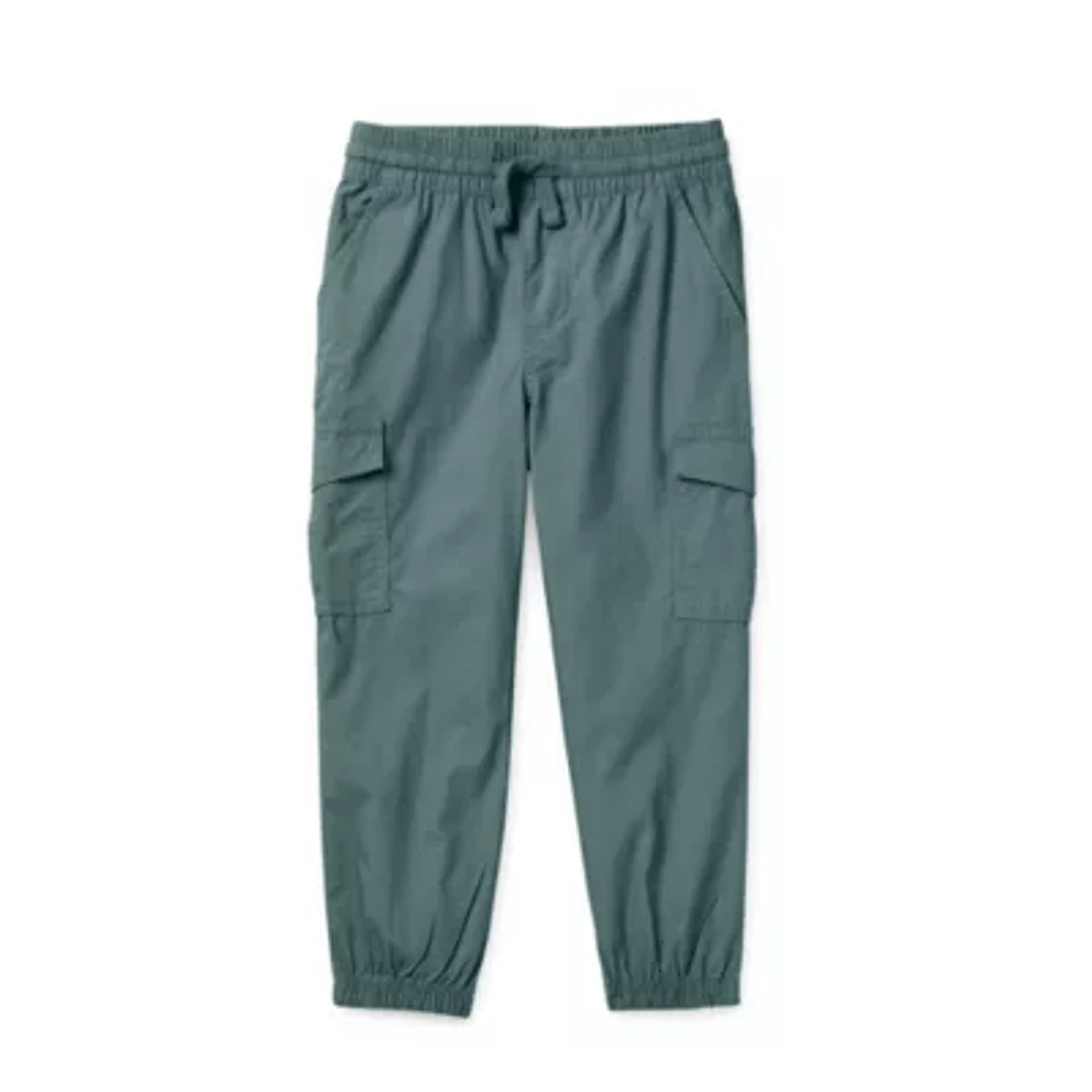 Okie Dokie Toddler & Little Boys Drawstring Waist Straight Cargo Pant