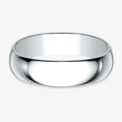 Mens 6mm 10K Gold Wedding Band