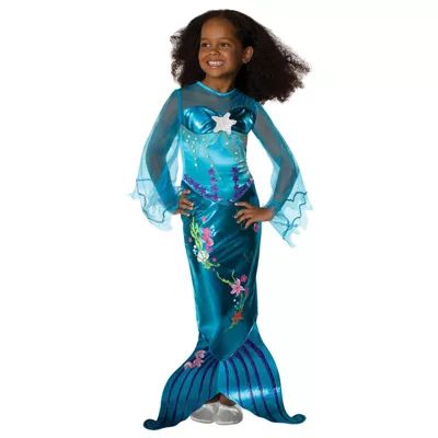 Little & Big Kid Girls Magical Mermaid Costume
