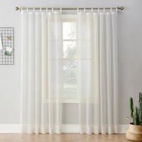 No 918 Emily Tab Top Sheer Single Curtain Panel