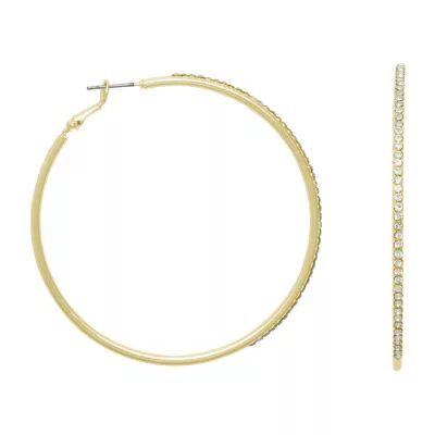 Mixit Womens 62mm Hypoallergenic Hoop Earrings