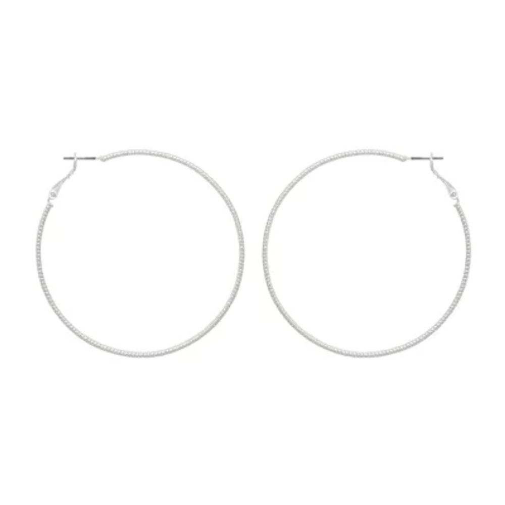 Mixit Womens 70mm Hypoallergenic Hoop Earrings