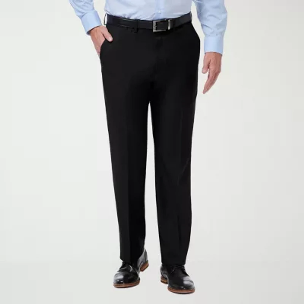 Haggar Premium Comfort Mens Straight Classic Fit Flat Front Pant