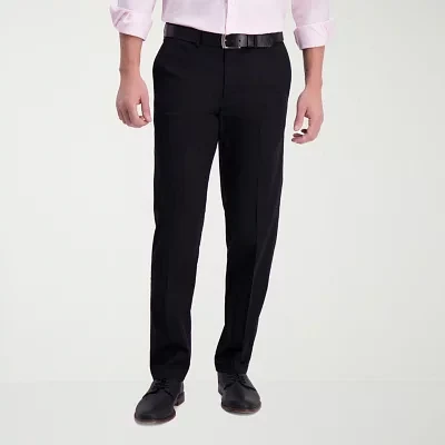 Haggar Iron Free Premium Khaki Mens Straight Fit Flat Front Pant