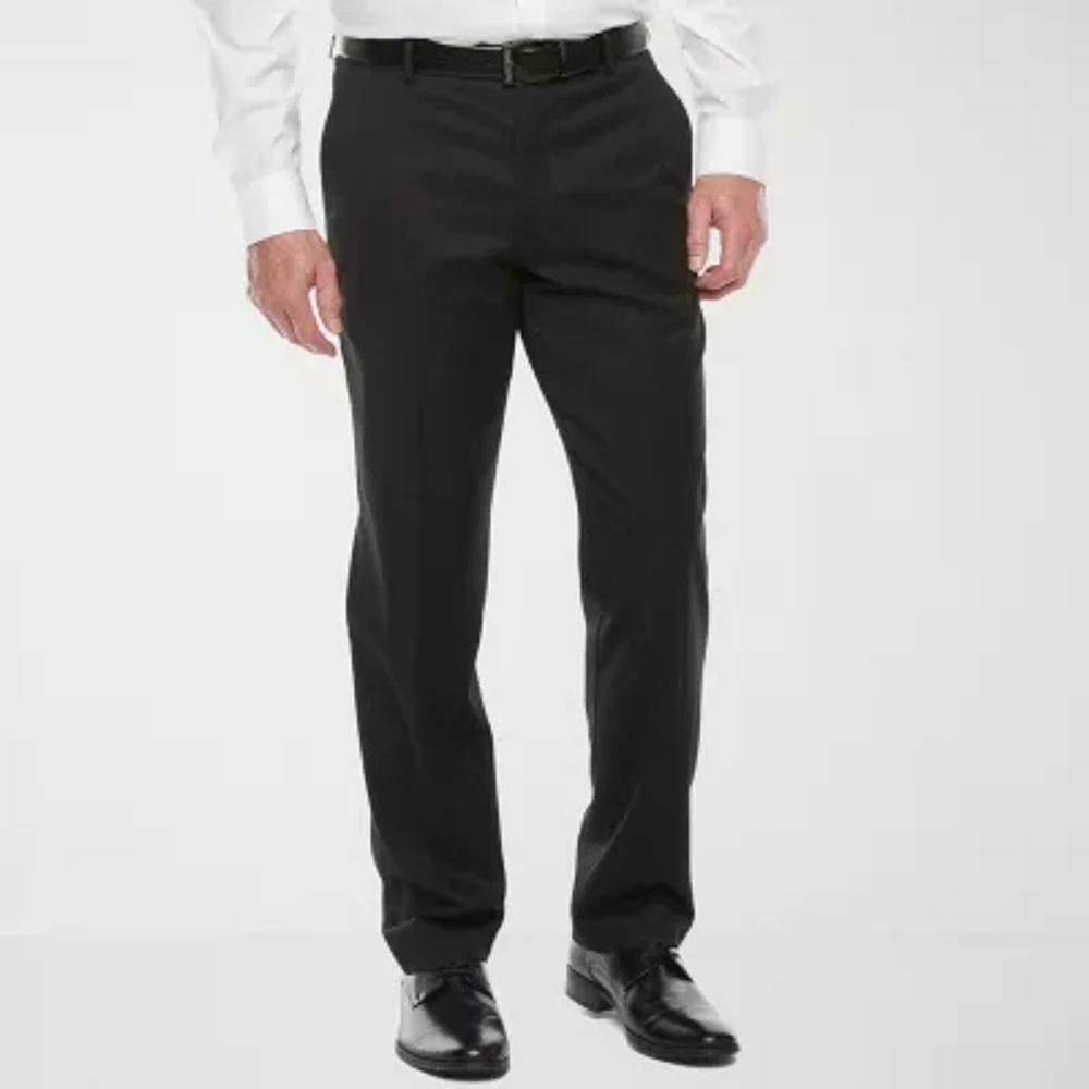 Stafford Coolmax All Season Mens Classic Fit Flat Front Suit Pant