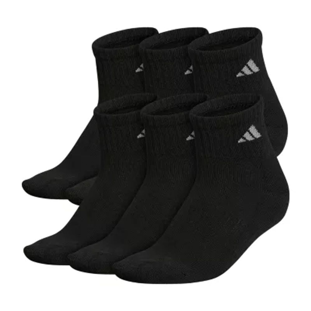 adidas Cushioned Womens 6 Pair Quarter Ankle Socks