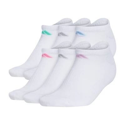 adidas Cushioned Womens 6 Pair No Show Socks