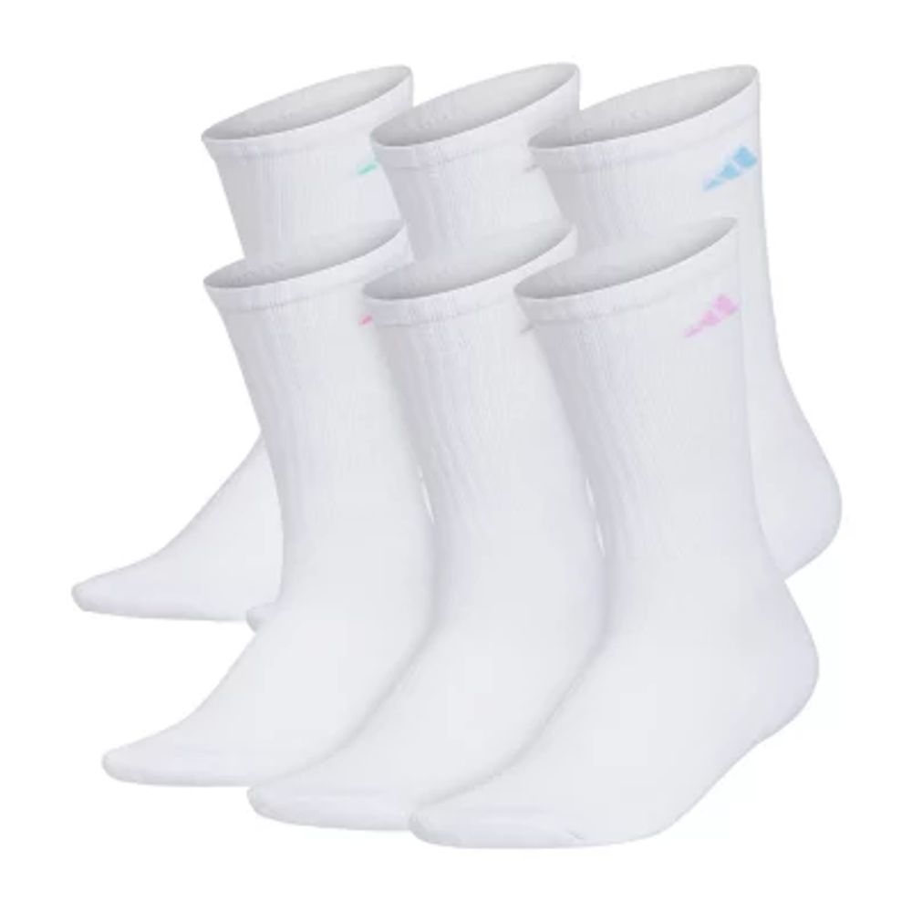 adidas Cushioned Womens 6 Pair Crew Socks