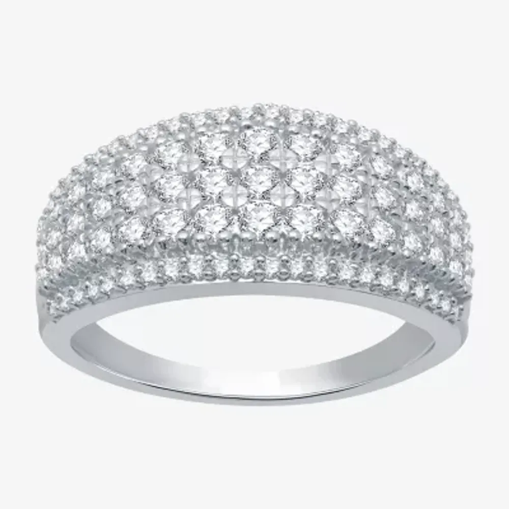 Womens 1 CT. T.W. Natural White Diamond 10K Gold Anniversary Band