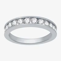 Deluxe Collection Womens 1 CT. T.W. Natural White Diamond 14K Gold Wedding Band