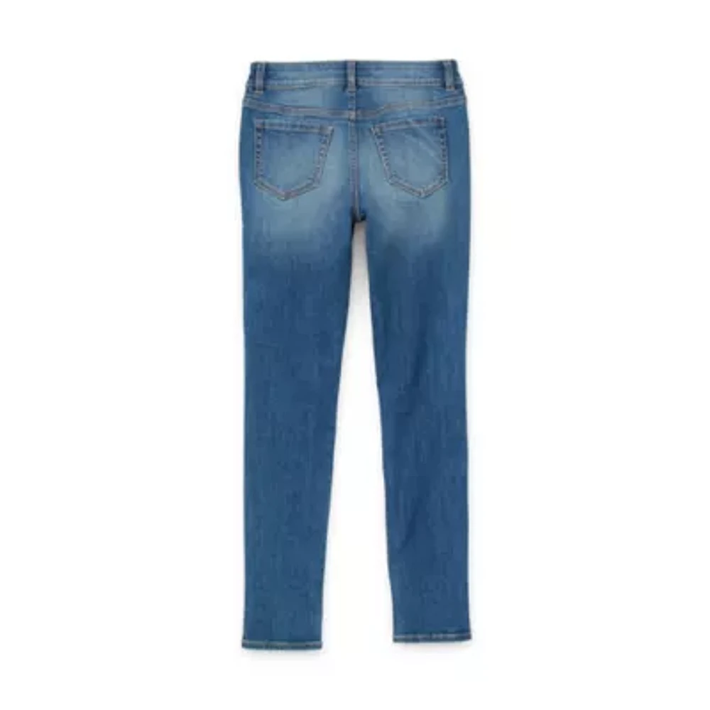 Thereabouts Superflex Little & Big Kid Girls Adjustable Waist Stretch Fabric Skinny Fit Denim Jean