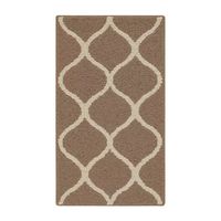 Maples Lattice Washable Skid Resistant Indoor Rectangular Accent Rug