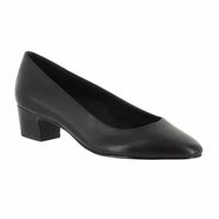 Easy Street Prim Womens Round Block Heel Pumps