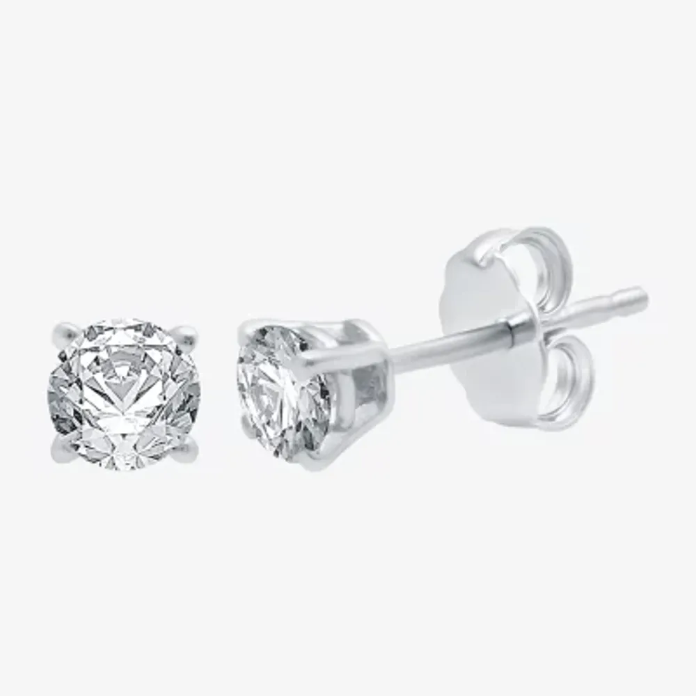 Ever Star 3/8 CT. T.W. Lab-Grown (G / SI1-SI2) Diamond 10K or 14K Gold Round Stud Earrings