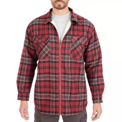 Smiths Workwear Sherpa Flannel Mens Lined Midweight Work Jacket