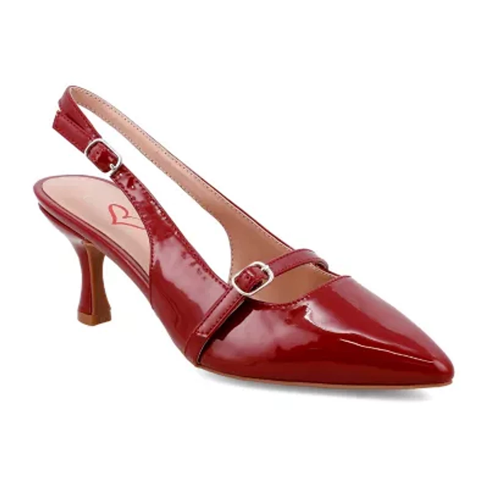 Mia Amore Sauraa Womens Pointed Closed Toe Stiletto Heel Pumps