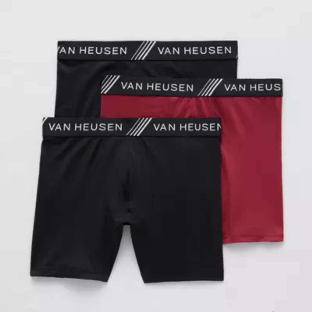 Van Heusen Super Soft Mens 3 Pack Boxer Briefs Vhm243pb41-P54
