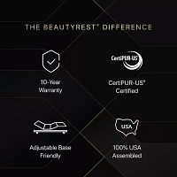 Beautyrest Black® Series Two 16.25" Plush Pillow Top