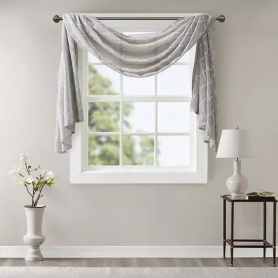 Madison Park Iris Scarf Valance