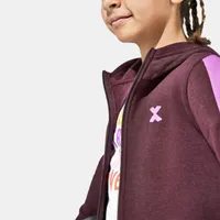Xersion Little & Big Kid Girls Long Sleeve Fleece Zipper Hoodie