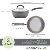 Rachael Ray Create Delicious 3-qt. Non-Stick Everything Pan with Lid