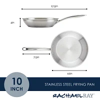 Rachael Ray Professional Stainless Steel Frying Pan