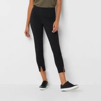 Stylus Womens Ankle High Rise Regular Fit Pull-On Pant