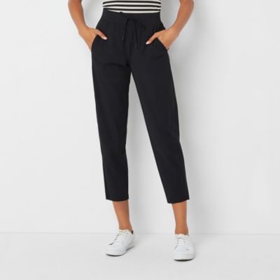Stylus Womens Ankle Mid Rise Pull-On Pant