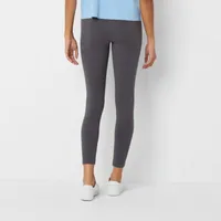 Stylus Womens Mid Rise Knit 26" 7/8 Ankle Legging